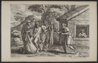 Mythological scene with Jupiter, Mercury and Neptune