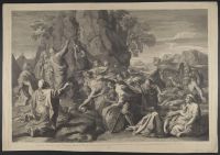 Moses striking the Rock