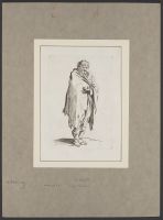 The beggar asking for food with bare feet (le mendiant a la tête découverte et aux pieds nus)