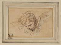 Head of a cherub