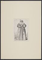 Masked noblewoman [portrait of Callot's wife, Catherine  Kuttinger] (la dame au masque)