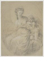 Study for the portrait of the Marchioness of Townshend and son (collection Earl of Yarborough)
