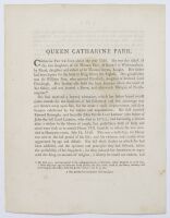 Queen Catharine Parr