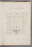 Page 63. Ground plan  of a fortified palace.