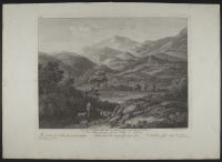 Vue de la situation de la maison de campagna d'Horace