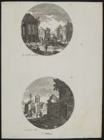 Landscape with buildings