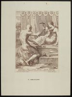Vulcan working his forge, with Venus and Cupid