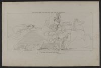 Hector's Body dragged at the car of Achilles