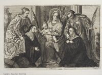 Nuns presented to the Virgin and Child by Saints