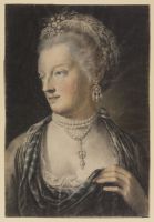 Bust portrait of a lady