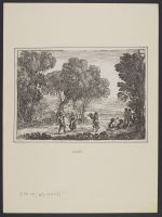 The Country Dance (small plate) (La Danse sous les arbres)