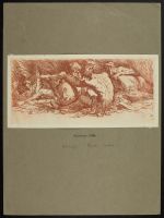 Five river gods seated with their urns