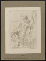 Male nude with a lion (Hercules?)