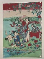 G.1957.XX.2.(MISSING) Geishas in a landscape