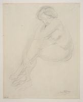 Femme nue assise (Seated Female Nude)