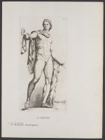 Sideview of Archer Plate 5 from Signorum veterum icones, 100 plates plus  title-page, of etchings after classical sculpture, dedicated to  Johannes Wtenbogaard and Constantijn Huygens