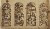 Four decorative panels (recto)