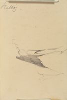 Page of a sketchbook with inscription (recto)