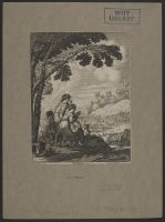 Women and an old man watching a battle