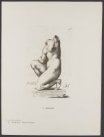 Headless female statue with arms outstretched Plate 78 from Signorum veterum icones, 100 plates plus  title-page, of etchings after classical sculpture, dedicated to  Johannes Wtenbogaard and Constantijn Huygens