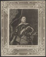 Portrait of a man in armour
