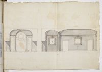 Section of the Fatebenefratelli hospital, Rome