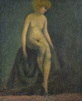 Nude with Blonde Hair