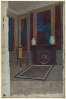 Omega interior, illustration to Fry's 'The Artist as Decorator',  Colour, April 1917