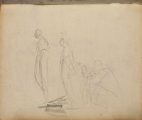 Page of a sketchbook - blank page (recto)