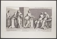 Plate 60 of 'Admiranda Romanarum Antiquitatum ac Veteris Sculpturae Vestigia': Nova Nvpta in Geniali Thalamo
