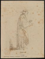 Standing figure of a man in a hat