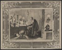 Scholar in his study