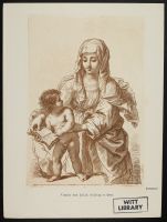 Virgin and Christ Child holding a book