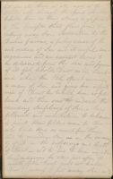 Page of a sketchbook with manuscript text (recto and verso)