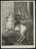 Portrait of Prince Thomas of Savoy on horseback