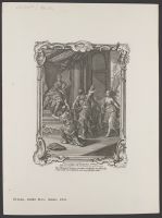 Solomon judging who is the rightful mother of a child