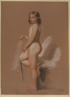 Nude figure of a young girl