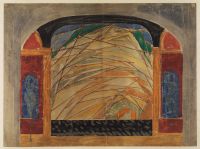 Design for a backdrop for Jacques Copeau's production of 'Twelfth Night'