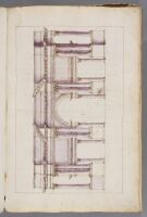 Page 31. Composite triumphal arch consisting of a central arch beneath a split entablature and framed on either side by two openings. Each opening is framed with double composite columns.