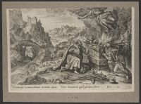 Manoah and his wife make a sacrifice and see the Angel of the  Lord
