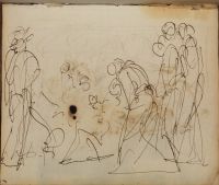 Page of a sketchbook (recto)