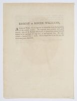 Robert or Roger Williams