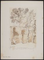 Study of trees and ruins