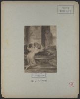 Illustration with embracing figures