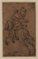 Galloping horse and rider