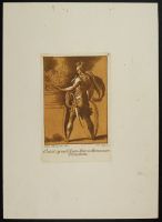 Mucius Scaevola putting his hand into the flame