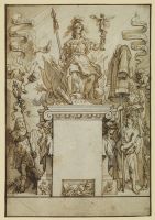 Allegory of Rome - design for a title page