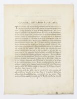 Colonel Richard Lovelace