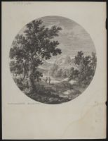Landscape with trees and figures