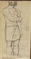 Male figure - study for 'The Coast of Britain'